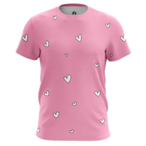 Мужская футболка Сердечки розовый рисунок - main 4ixtlk3b 1561474687