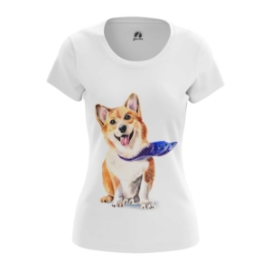 Женская футболка Корги Принт Одежда Собаки - main 4wv7p1o9 1573840775