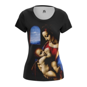 Женская футболка Мадонна Литта Леонардо да Винчи - main 5hkmurky 1540574736