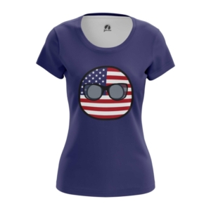 Женская футболка Кантриболз Флаг США - main 6nc2i0ra 1564416772