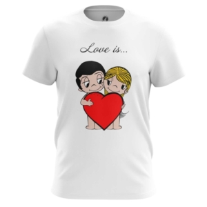 Мужская футболка Love is Сердце - main bkycenb7 1571909076