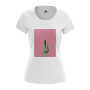 Женская футболка Кактус в розовом Арт - main czsmsht0 1571229155