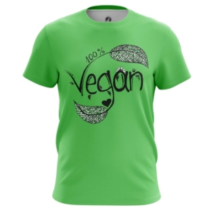 Мужская футболка Веган тема Зелёная - main d4elpebw 1572371553