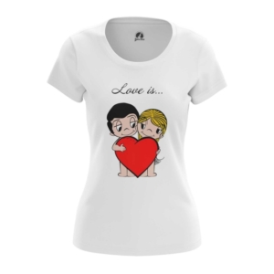 Женская футболка Love is Сердце - main dbbqswh4 1571909107