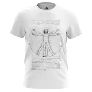 Мужская футболка Витрувианский человек Леонардо да Винчи - main dgi9wfru 1540572124