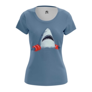 Женская футболка Пол шарк Принт Спасительный Акулы - main ej5xgvwh 1561911775
