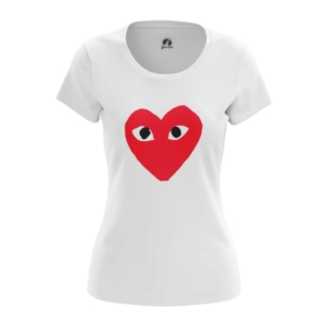 Женская футболка Сердце с глазами принт - main f9tqzgmy 1561475018
