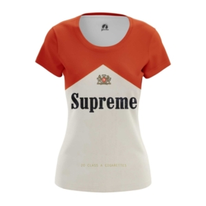 Женская футболка Supreme cigarettes Поп арт - main g6siywck 1538409323