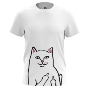 Мужская футболка Кот с факами Креативные - main gcqzuqdi 1573840934