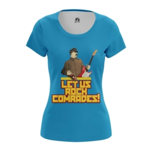 Женская футболка Let's Rock Товарищи Сталин - main gq6caeu4 1554198824