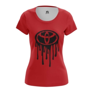 Женская футболка Тойота с логотипом красный - main gqnrxpli 1566493384