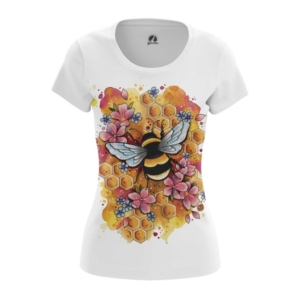 Женская футболка Шмель Пчёлы Принт - main hwalb2me 1573844243