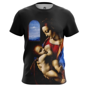 Мужская футболка Мадонна Литта Леонардо да Винчи - main hwxc9s2t 1540574707