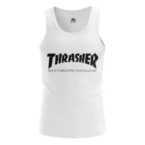 Купить Атрибутику Майка Thrasher Белая Надпись Атрибутика