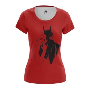 Женская футболка Ангел и Демон Принт - main lbpnr50d 1561487848