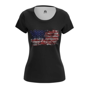 Женская футболка Американский флаг США - main moxihtjf 1564417015