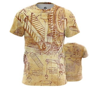 Мужская футболка Изобретения Да Винчи Леонардо да Винчи - main n0lyhacn 1540572855