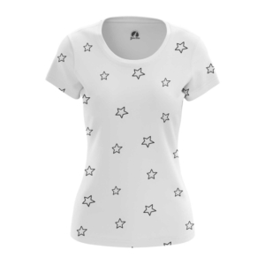 Женская футболка Звезды рисунок белый - main onlel6zr 1561478136