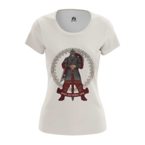 Женская футболка Богатырь Славянская символика - main qslidesl 1565972674
