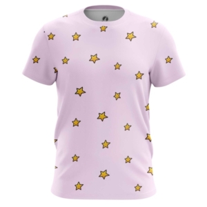 Мужская футболка Звездочки рисунок розовый - main qt3fs0qj 1561477796