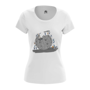 Женская футболка Википедия Глобус шар - main snszszga 1571906754