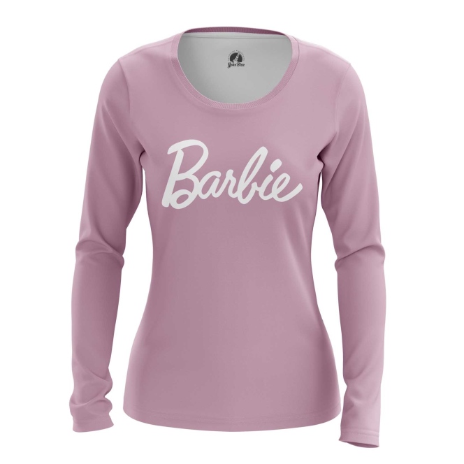 Футболка с длинным рукавом как называется женская. Кофта для Барби. Толстовка Барби женская. Одежда с логотипом Барби. Одежда с надписью Барби.
