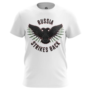 Мужская футболка Russia strikes back Герб России - main vhwwv7mu 1565968252