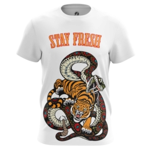 Мужская футболка Тигр и змея Змеи - main vrdffwxa 1573839605
