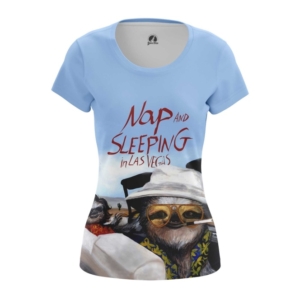 Женская футболка Nap and sleeping in Las Vegas Ленивец - main xga3hjls 1555419553