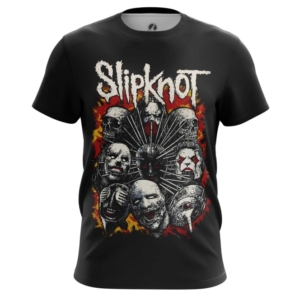 Купить Атрибутику Футболка Slipknot Одежда С Группой Мужская Атрибутика