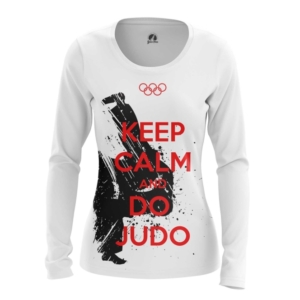 Купить Атрибутику Лонгслив Keep Calm And Do Judo Дзюдо Женский Атрибутика