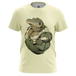 Мужская футболка Крокодил Принт Рептилия - main yrgkswna 1573841250