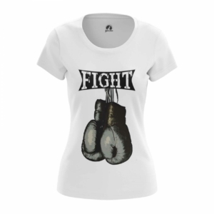 Женская футболка Fight Боксёрские перчатки Бокс Футболки