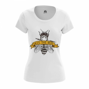 Женская футболка Save the bees Сохраните пчёл Футболки