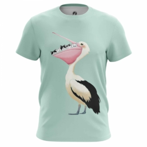 Мужская футболка Pelican Птицы Пеликан мерч Футболки