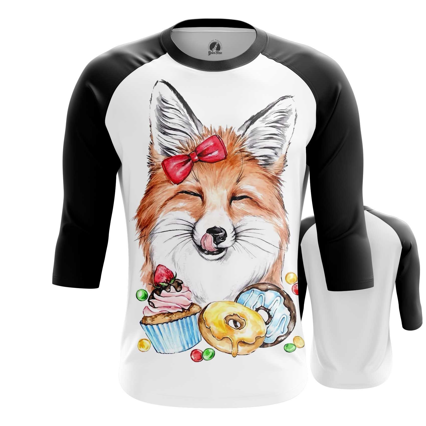 Мерч лисы. Лонгслив Teestore лисы Fox. Реглан 3/4 Teestore лисы рыжая. Принт Лисичка на мужской футболке. Мерч с лисой.