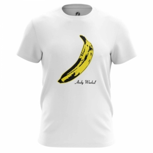 Мужская футболка Банан Энди Уорхол Белая Футболки