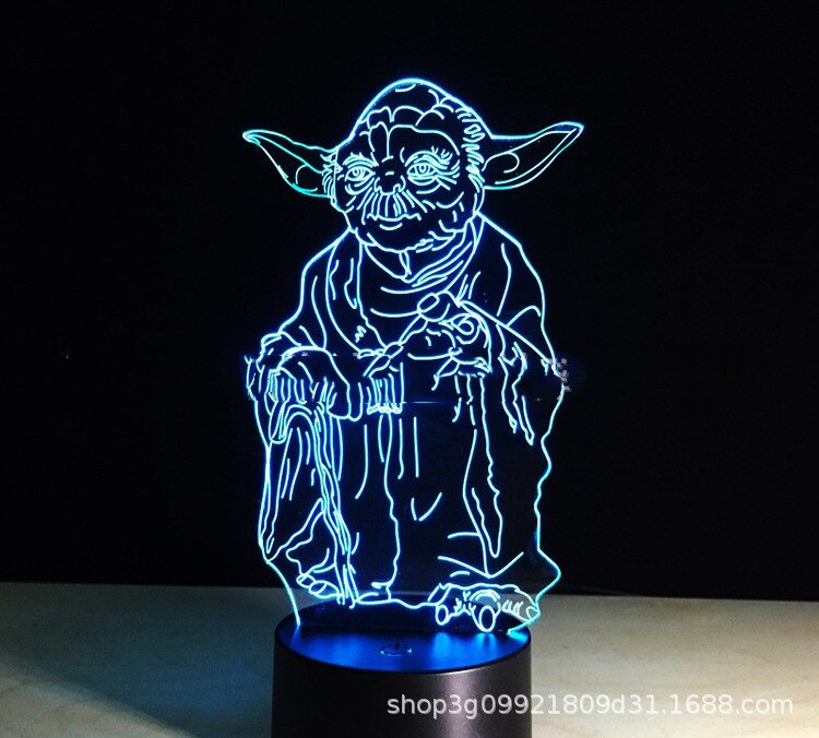 Светильник Ночной 3D Тематика Star Wars Прозрачный - hce42210e59ac4920bc07412e7b505f8ae