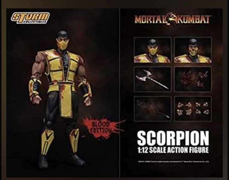 Mortal kombat rain action 2024 figure